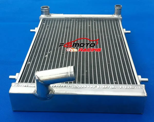 Aluminium Radiator, Kerne Dimensioner 384mm x 298mm x 40mm, Samlede Dimensioner 12-3/4" x 18" x 2-1/2", Øvre Indløb Størrelse 25mm