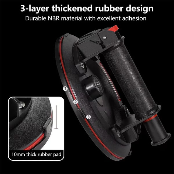 Vakuum Sugekopper, Tungt Arbejde, Ergonomisk Design,2Pcs Sæt