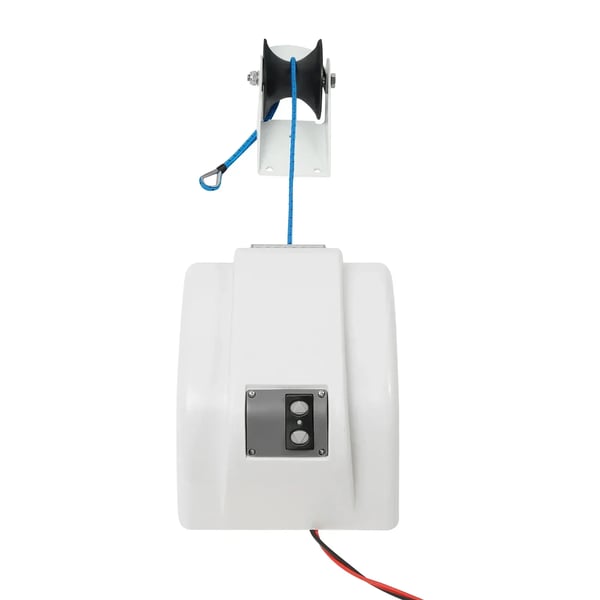 Elektrisk Ankerwinder, Fjernbetjening, 20 kg Belastning,HVID