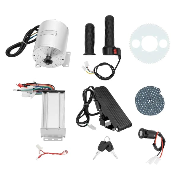 Børsteløs Motor Kit, 3000W Effekt, Høj Effektivitet,Ren Kobber Motor