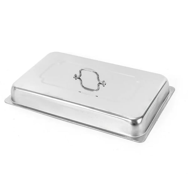 Chafing Dish, 8 Quart Kapacitet, Rustfrit Stål Materiale, Foldbar Ramme, Dimensioner 21,5 x 13,5 x 10 tommer, Ideel til Buffet Service