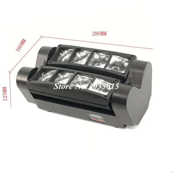 Scenebelysningseffekt, 80W effekt, 249-2000 lysflux