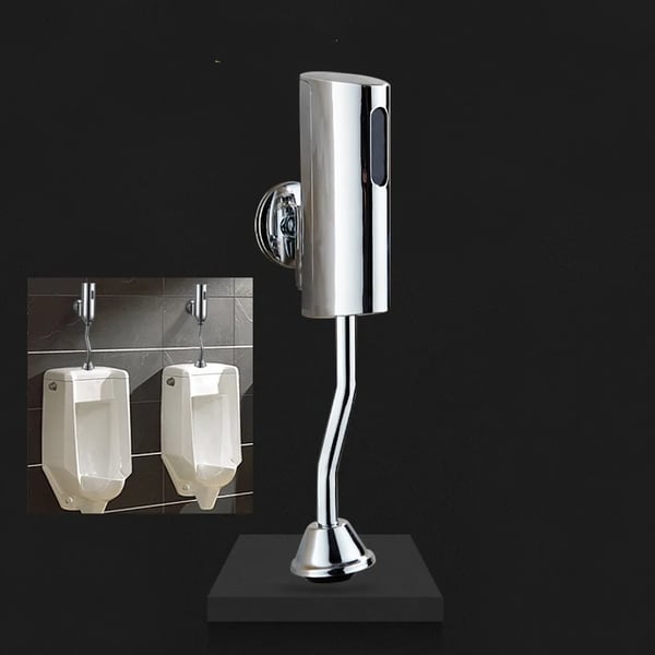 Vandbesparende Urinal Spuleventil, Automatisk Induktion, Justerbart Spulevolumen, Væghængt Design
