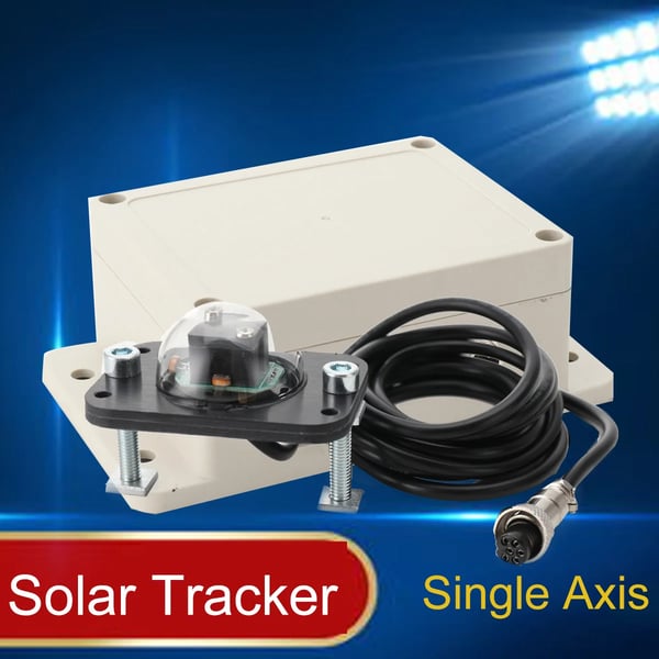 Soltracker, Holdbar polypropylen, 1 x 2 meter, Egnet til solsystemer, Spor automatisk solens position, Enkeltakselt sporingssystem