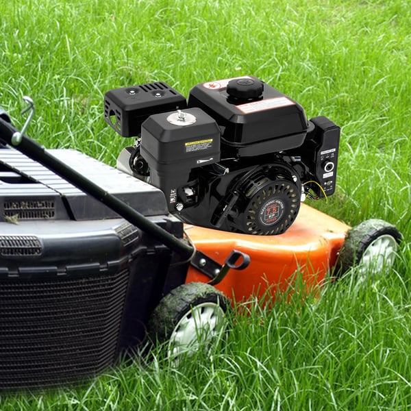 Gasmotor, elektrisk start, 7,5 hk prestanda,svart