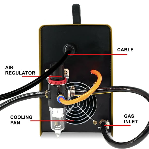 Plasma Cutter, IGBT Inverter, Dual Voltage, Guld