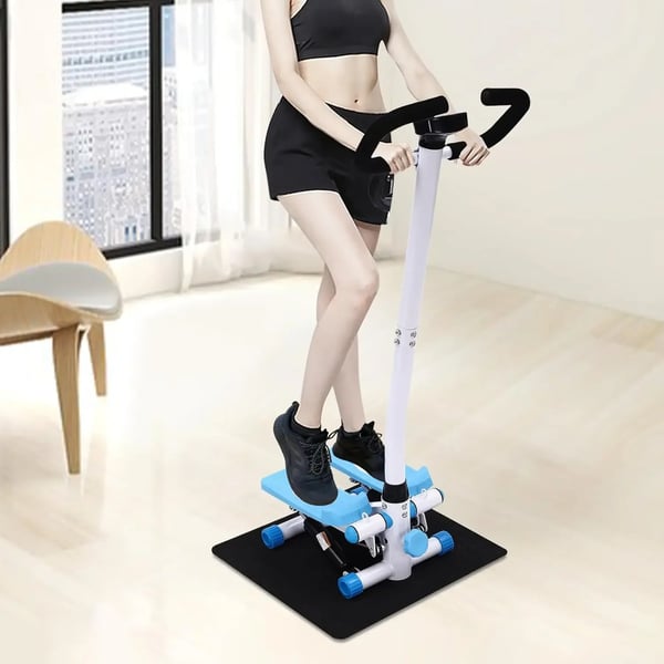 Fitness Steppare, Justerbart Motstånd, Kompakt Design,svart