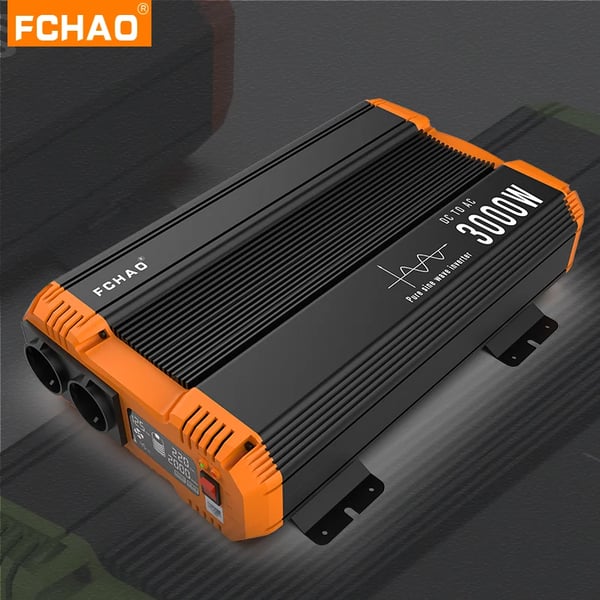 Ren Sinuskurve Inverter, LCD Skærm, Høj Effektivitet,3000W-12V