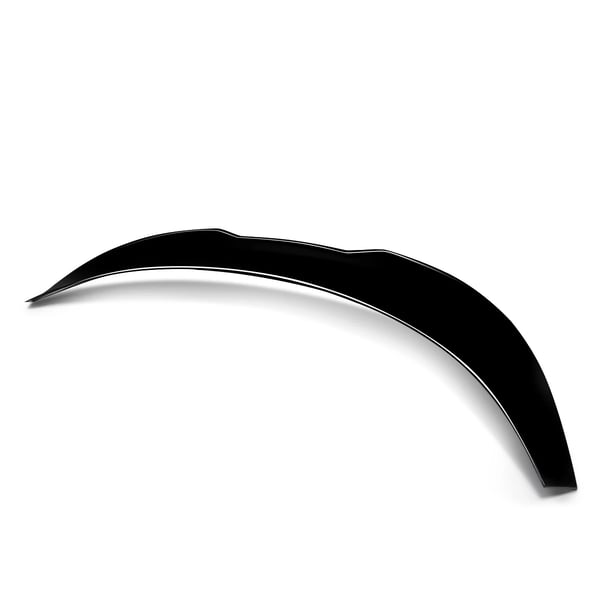 Bagagerumsspoiler, Glanssort, ABS-plastik, Nem installation,Glansende Sort
