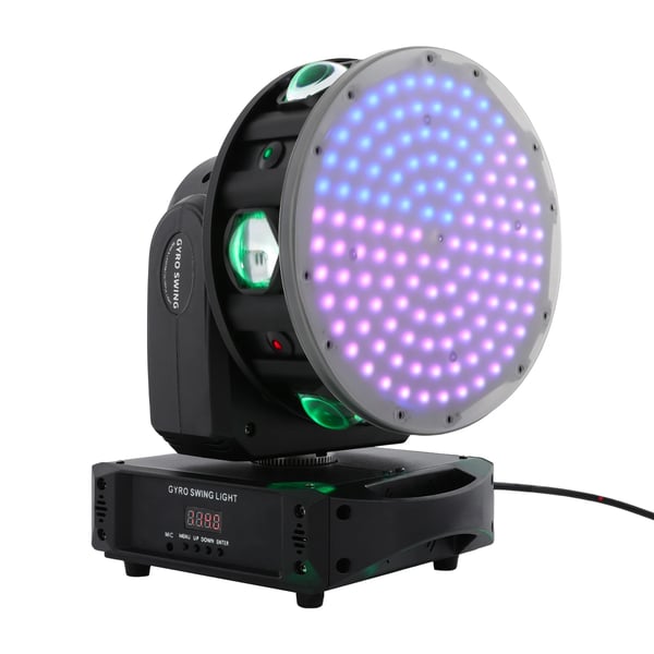 Bevægelseshoved Scene Lys, 150W Effekt, RGBW Farveudgang, IP22 Sikkerhedsvurdering, DMX512 Kontrol, Holdbart Design