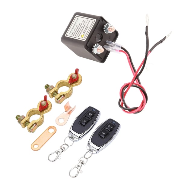 Batteri Frakoblingskontakt, 12V, 250A, Fjernbetjening, Langdistancekontrol, Holdbar Termoplast