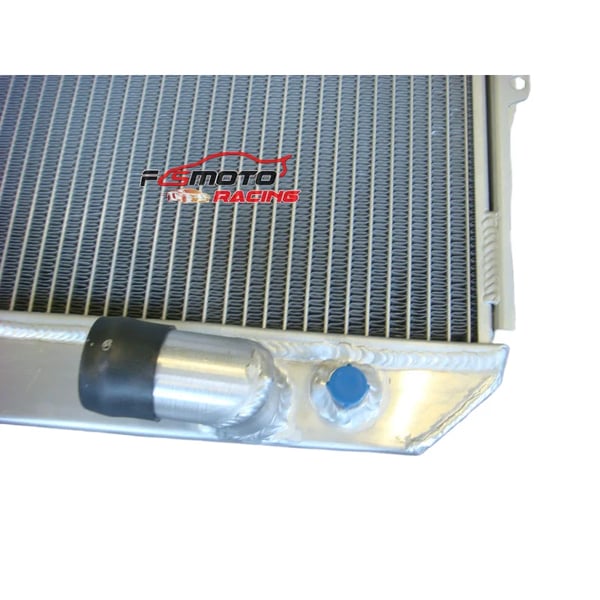 Hel-aluminium køler, kompatibel med Toyota Surf Hilux LN106 LN111, kerne størrelse 528mm x 472mm x 50mm, 2-rækket design, forbedret køleeffektivitet