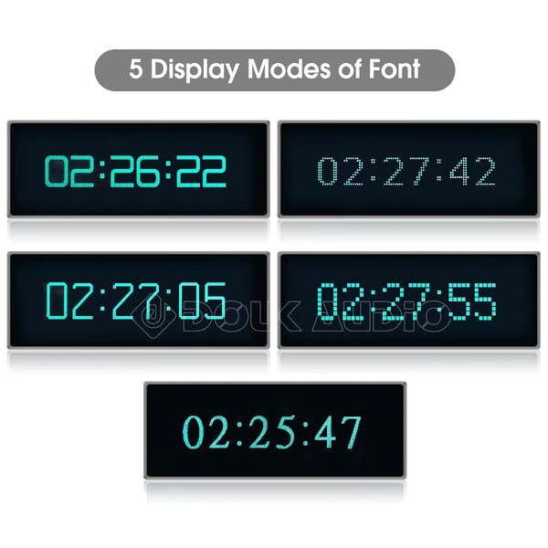 Musik Spektrum Display, 166x24x61 mm, VFD Teknologi, Micro-USB 5V Strøm, 17 Display Tilstande, 6 Behandlings Effekter