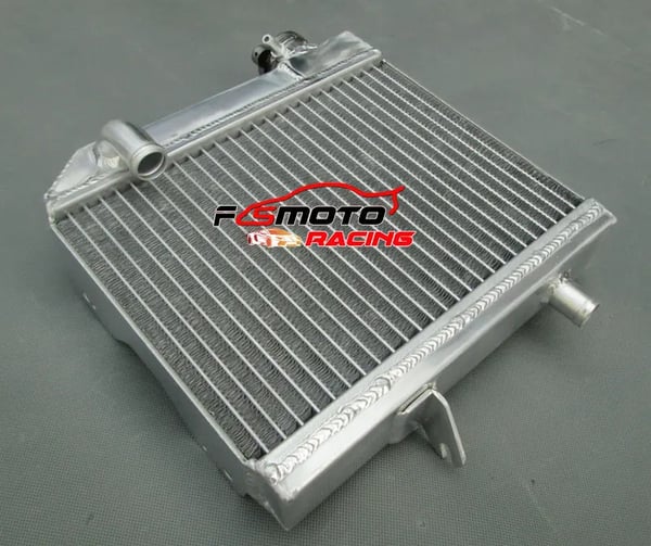 Radiator, Aluminium, Specialtilpasset til specifikke modeller, SUZUKI RM125 kompatibilitet, 30% mere køleydelse, TIG svejset konstruktion