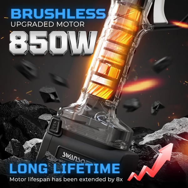 Trådløs Beskærersaks, Max Effekt 850W, Skærestørrelse 0-30mm, Arbejdstid 6-8 timer,SW-PRU30 B 2AH4AH
