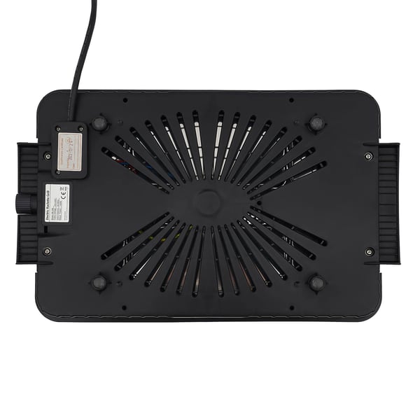 Elektrisk Grill, Non-Stick Belægning, Borddesign,Sort