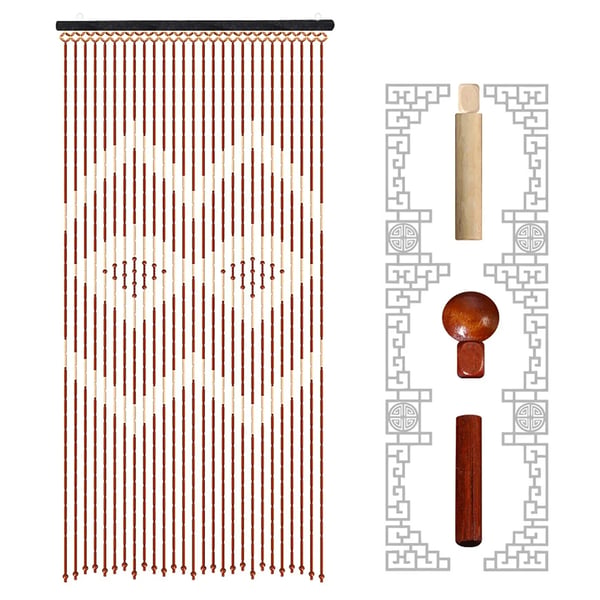 Perle Gardin, Elegant Rumdeler, Holdbar Konstruktion,Brun