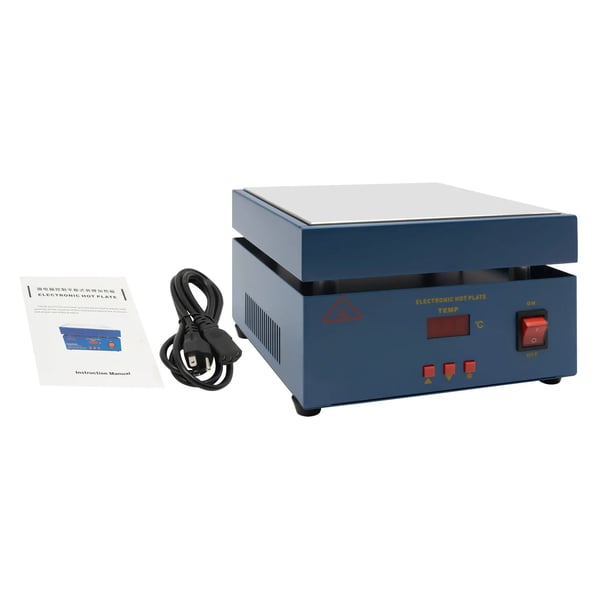 Lödplatta, 800W effekt, temperaturintervall upp till 350℃, HD LCD digitaldisplay