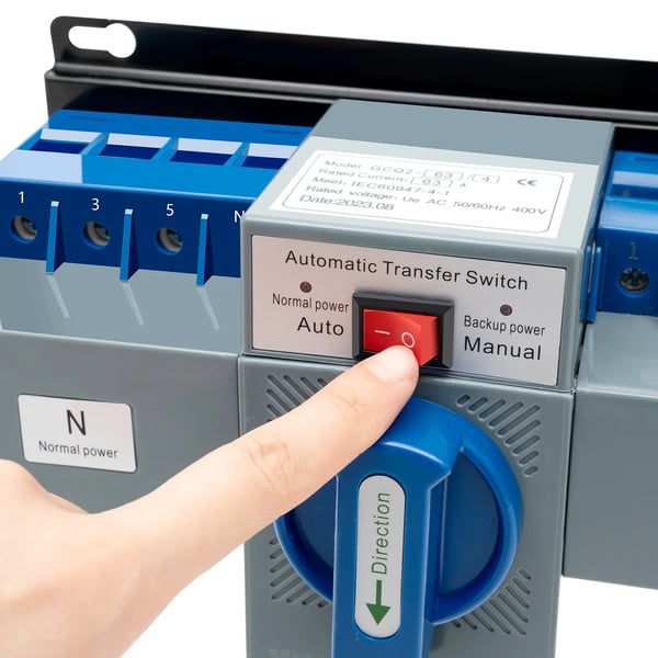 Kaksivirtalähteen automaattinen siirtokytkin, matala melu, korkea vakaus, nopea vaihtoaika