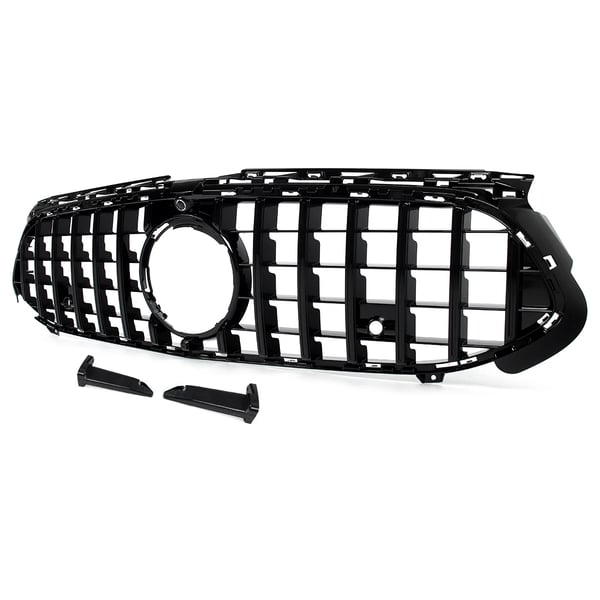 Frontbumpergrill, Stilfuldt Design, Forbedret Luftstrøm,Glansende Sort