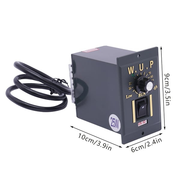 AC Motor, 250W effekt, 135 RPM hastighed, 220V spænding, legeringsstål konstruktion, vendbar funktionalitet