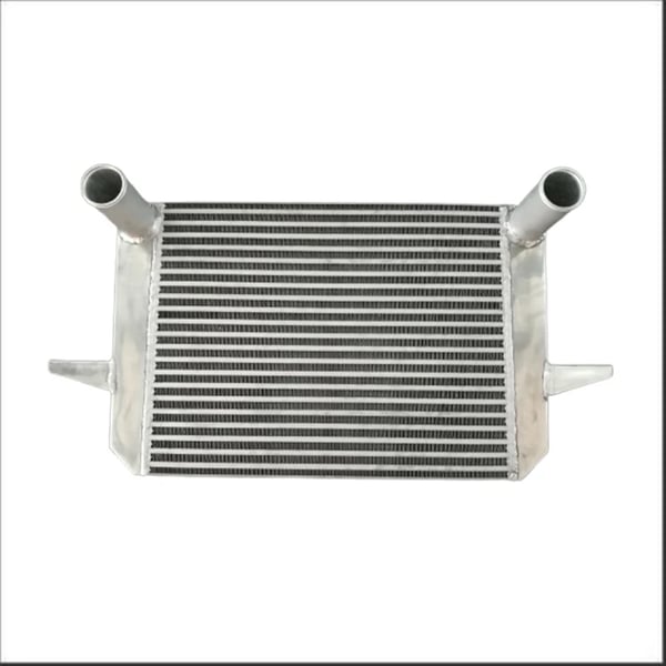 Aluminium Intercooler, Kerne Dimensioner: 600 mm x 400 mm x 45 mm, Samlede Dimensioner: 750 mm x 400 mm x 45 mm