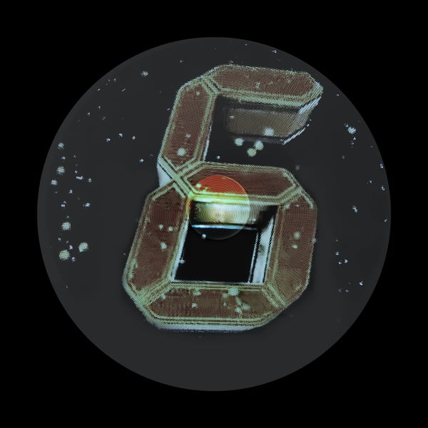 3D Hologrammi LED -tuuletin, 552 LED-pistettä, kauko-ohjaus ja APP-ohjaus