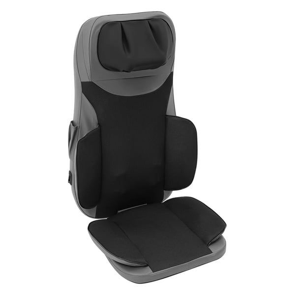 Massage sædepude, 5-i-1 funktioner, komfortabelt design,sort, EU stik