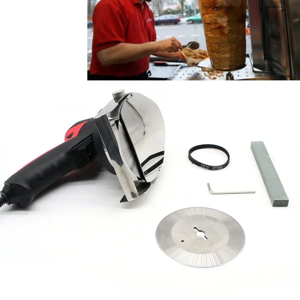 Kebabskærer, 80W, 220V-230V, 3000 RPM, Klinge Diameter 10 cm, Skærevne 1-8 mm