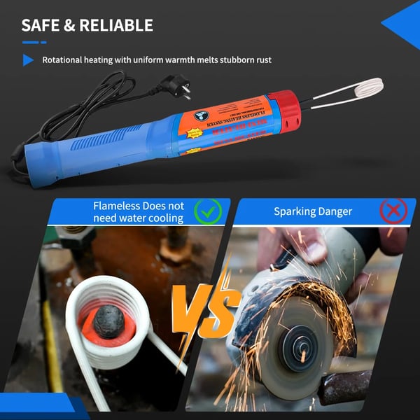 Induktionsvarmer, Flammefri Opvarmning, Ergonomisk Design,3 Spoler