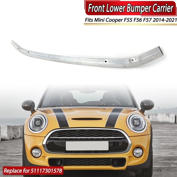 Front Bumper Lower Carrier Mount, Holdbart Plastik, Kompatibel med Mini Cooper,som vist