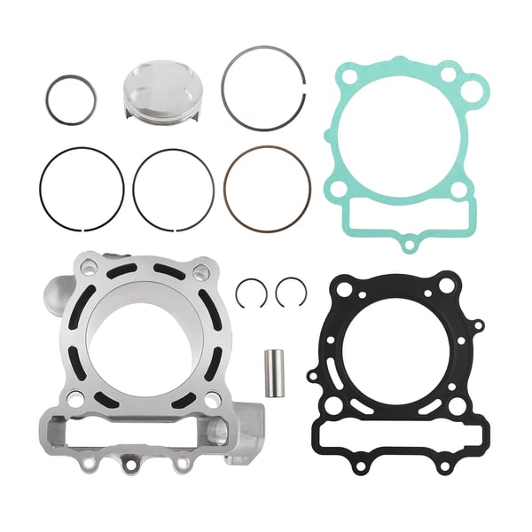 Cylinder Piston Pakning Top End Kit, Bore Størrelse 77mm, Slaglængde 53.6mm, Stift Diameter 16mm, Kompatibel med KX250F 2004-2008