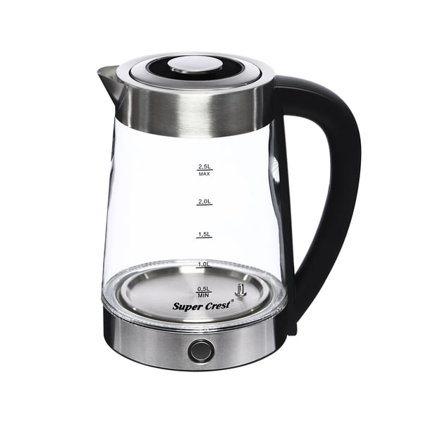 Elkedel, 1500W, 2,5L kapacitet, 1L kapacitet, 220-240V, LCD-display