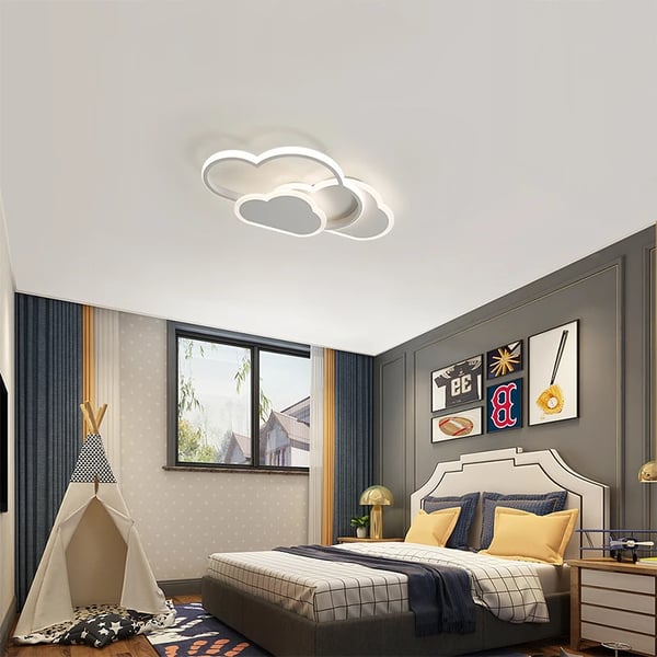 Loftlampe, Justerbar Lysstyrke, Moderne Design,M, ændrebar, HVID