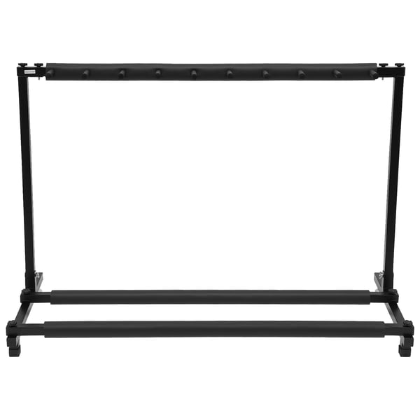 Guitar Stativ, Holder Op Til 9 Guitarer, Robust Jernkonstruktion,sort