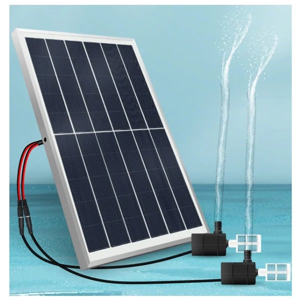 Vattenpump, solenergidriven, borstlös motor,Med switch