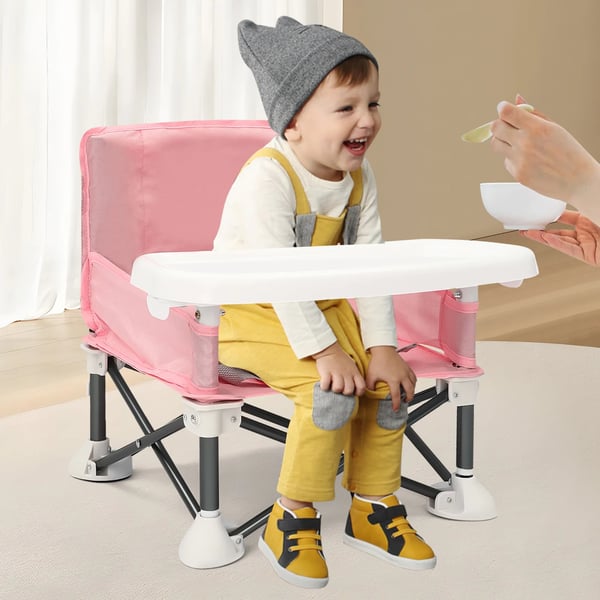 Booster Sæde, Bærbart Design, Komfortabel Støtte,Pink