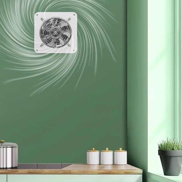 Afbudsventilator, Vægbeslag, Højhastighedsydelse,HVID