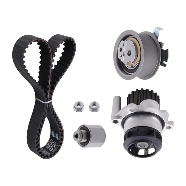 Tandrem og vandpumpe kit, Højkvalitets syntetisk gummi, Standard længde, Kompatibel med flere modeller, Designet til optimal motorydelse