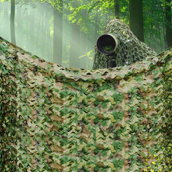 Camouflage Net, Holdbart Materiale, Alsidige Anvendelser,Grøn