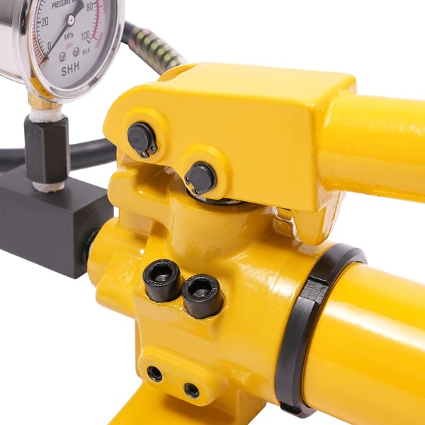 Hydraulisk Pumpe, 700 bar Tryk, Holdbar Støbejernskonstruktion,Gul