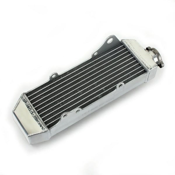 Aluminiumkøler, kerne størrelse 254mm x 98mm x 40mm, samlet størrelse 355mm x 104mm x 125mm, kompatibel med Honda CR80 CR80R