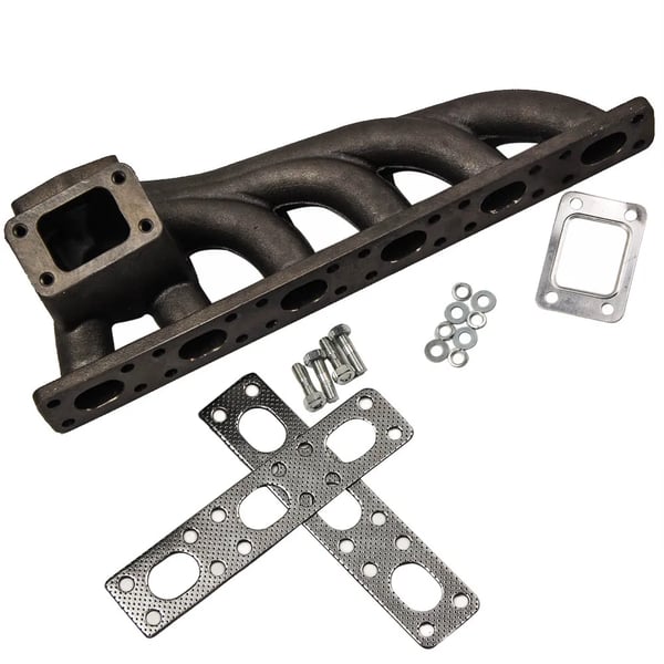 Afgasmanifold Kit til BMW E36 og E46, Støbejernskonstruktion, Forbedret Luftstrøm, Nem Installation