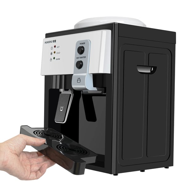 Vandkøler Dispenser, Fritstående, Varme & Kolde Muligheder,sort