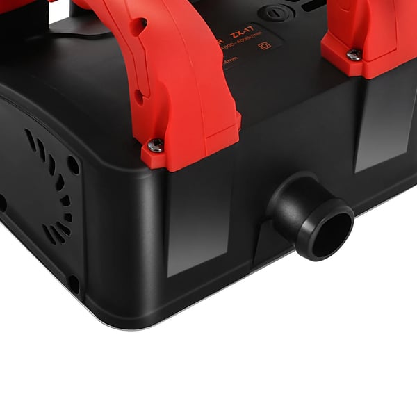 Vægplaner, 1200W Effekt, Effektiv Støvreduktion,EU, Rød