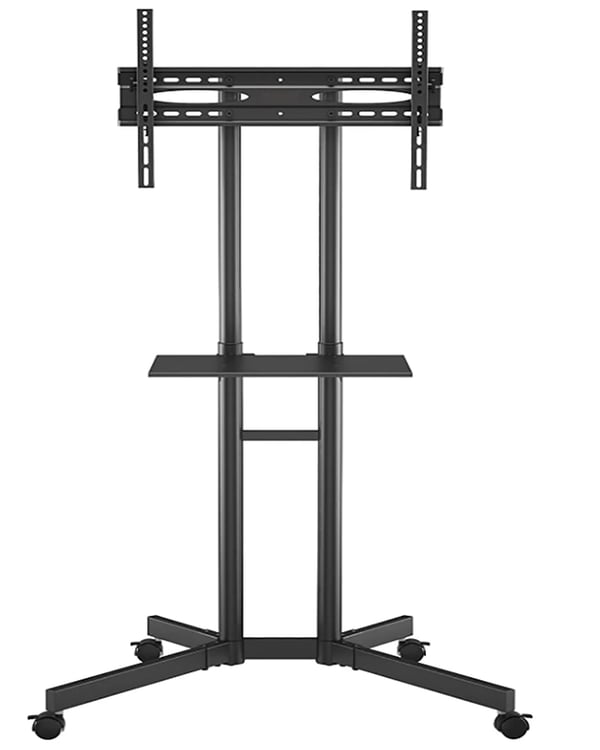 TV Stand Mount, Justerbar Højde 102cm-152cm, Max VESA 600x400mm, Max Belastning 45kgs, Til 32-70 tommer TV'er, Gulvinstallation