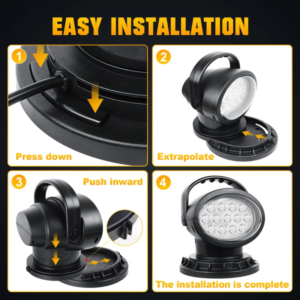 LED-etsin, langaton kauko-ohjain, 360° säteen kulma,1PCS