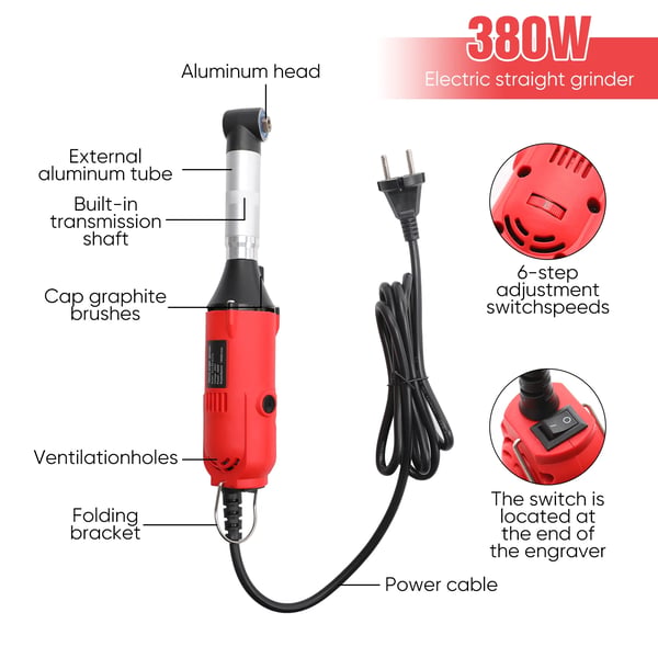 Elektrisk kværn, 350W effekt, 6 variable hastigheder,220V