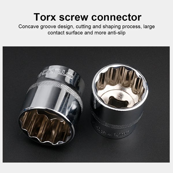 Torx Skruenøglesæt, 21 Stykker, Holdbart Krom-Vanadium Stål,Blå