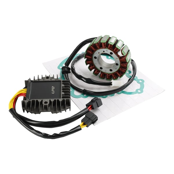 Generator Stator Kit, 104mm Diameter, 42mm Indre Diameter, 3 Ledninger, 1 Stik, 18 Poler